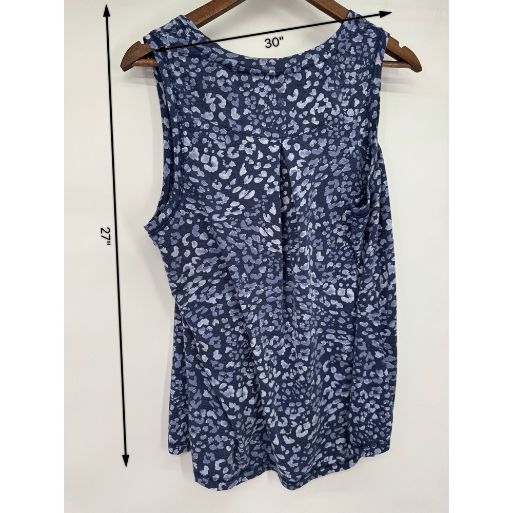 Blue Tommy Bahama IslandZone Vacation Beachy tropical animal print resort L - Picture 4 of 9